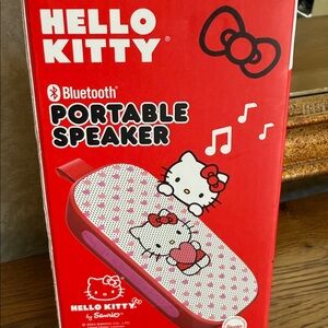 Hello Kitty Bluetooth Speaker - Pink and Red.